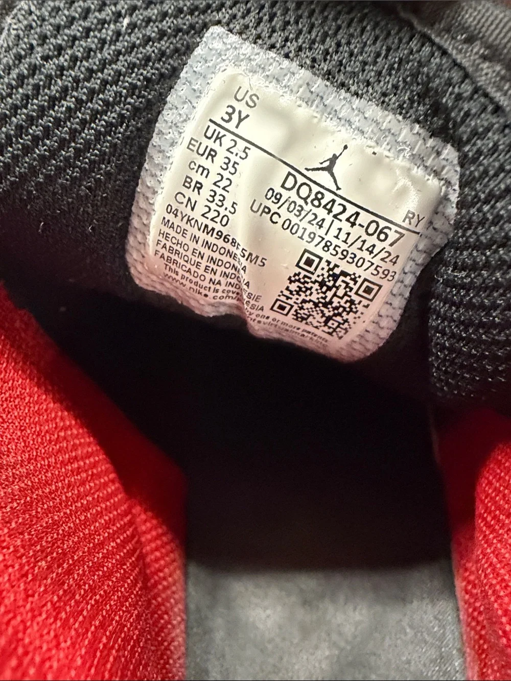 Used Nike Kids High-Top Sneakers Size 3